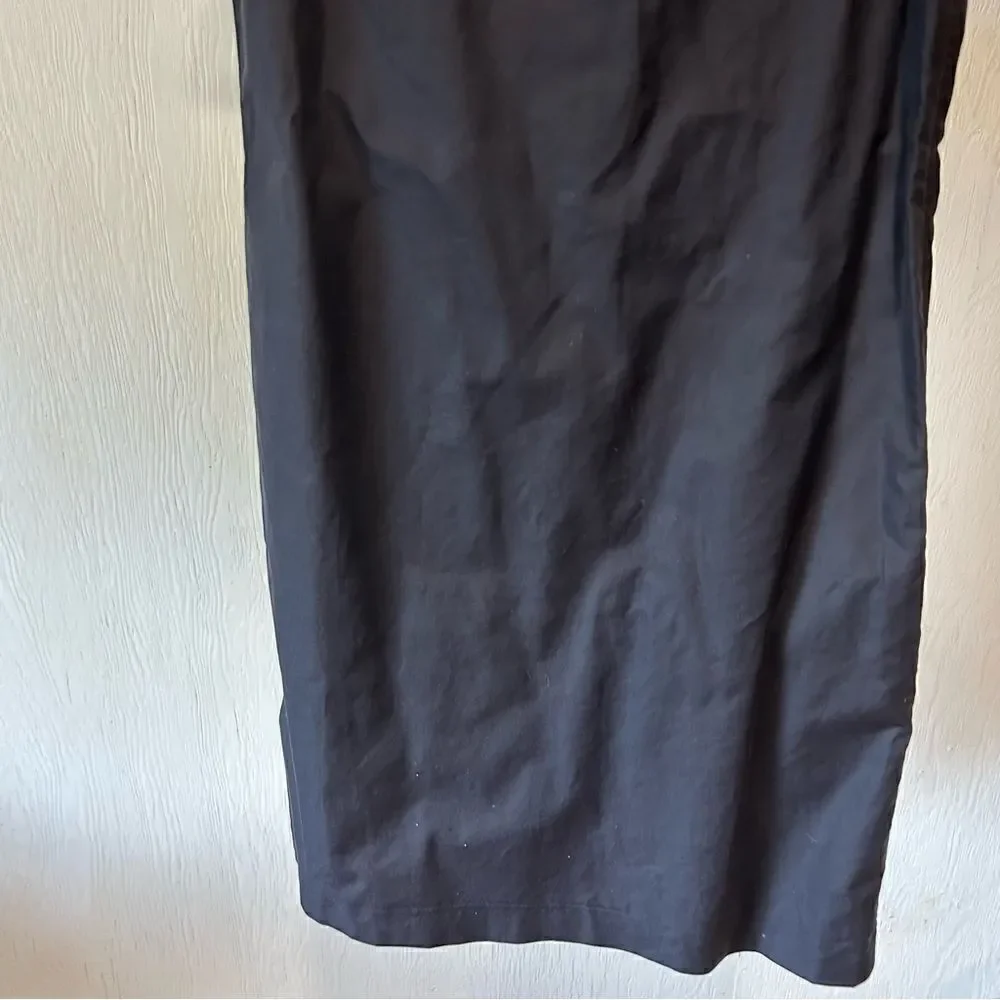 J.Crew Vintage Poplin Mini Shift LBD Black Mini Dress